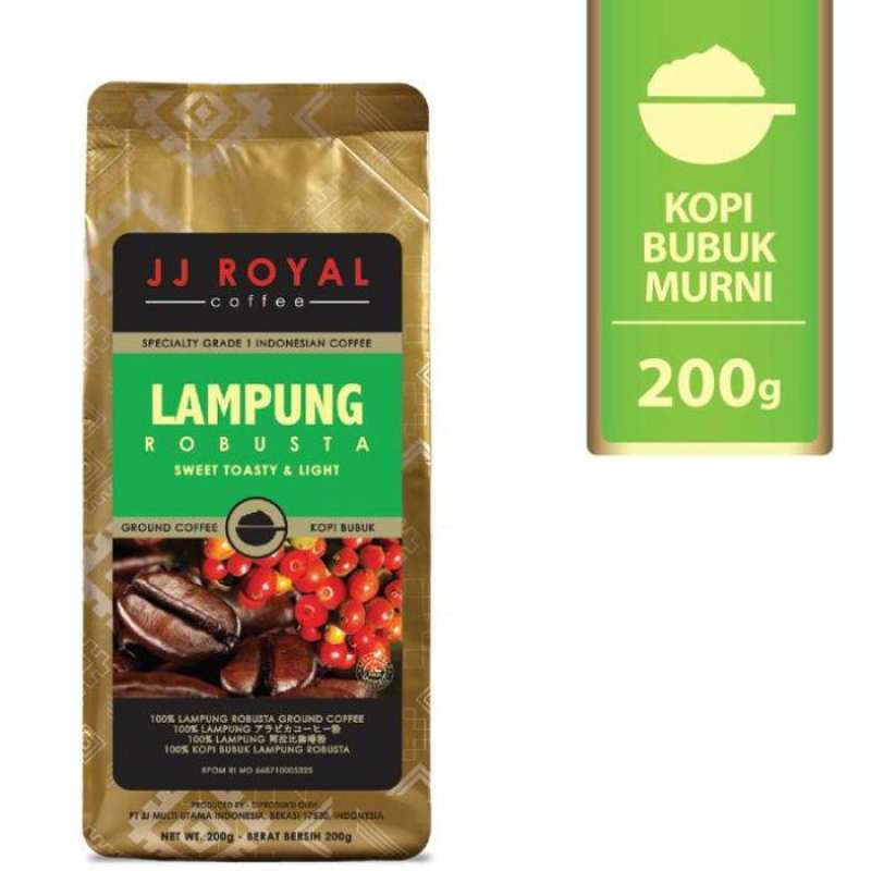 Pekanbaru Jj Royal Lampung Robusta Ground Bag 200G