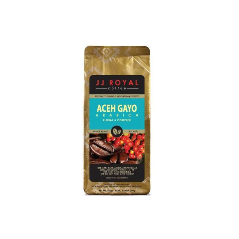 Pekanbaru Jj Royal Aceh Gayo Arabica Bean 200G Bag