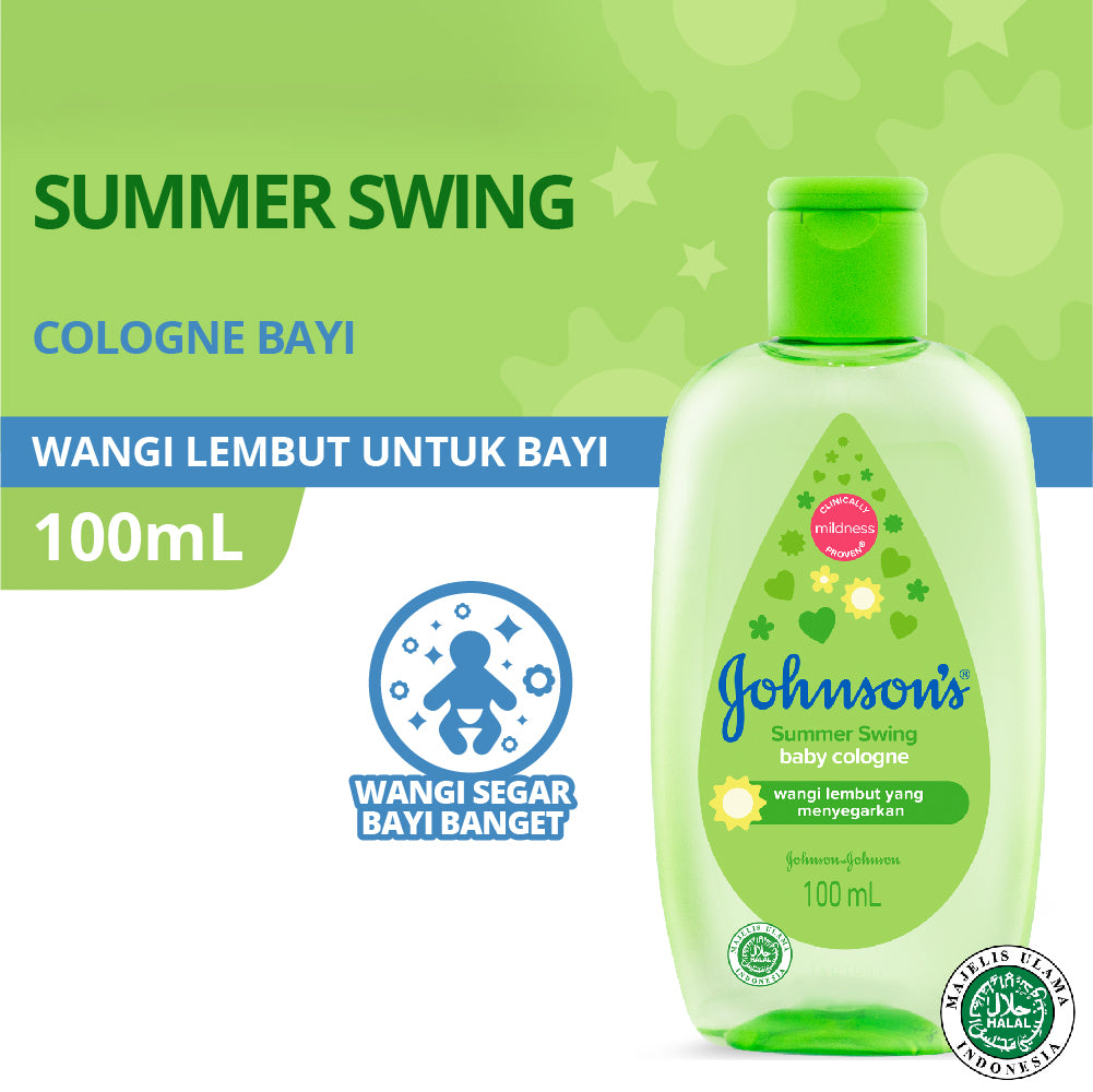 Pekanbaru J&J Baby Cologne Summer Swing 100Ml Btl