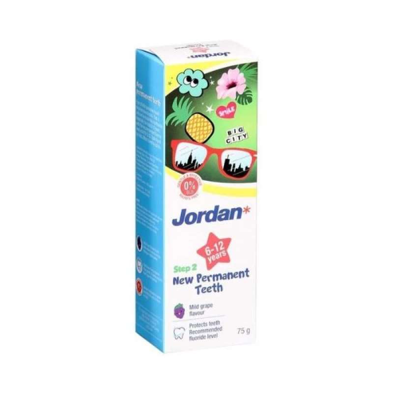 Pekanbaru Jordan Toothpste Step2 Nw Prmnt Teeth 75