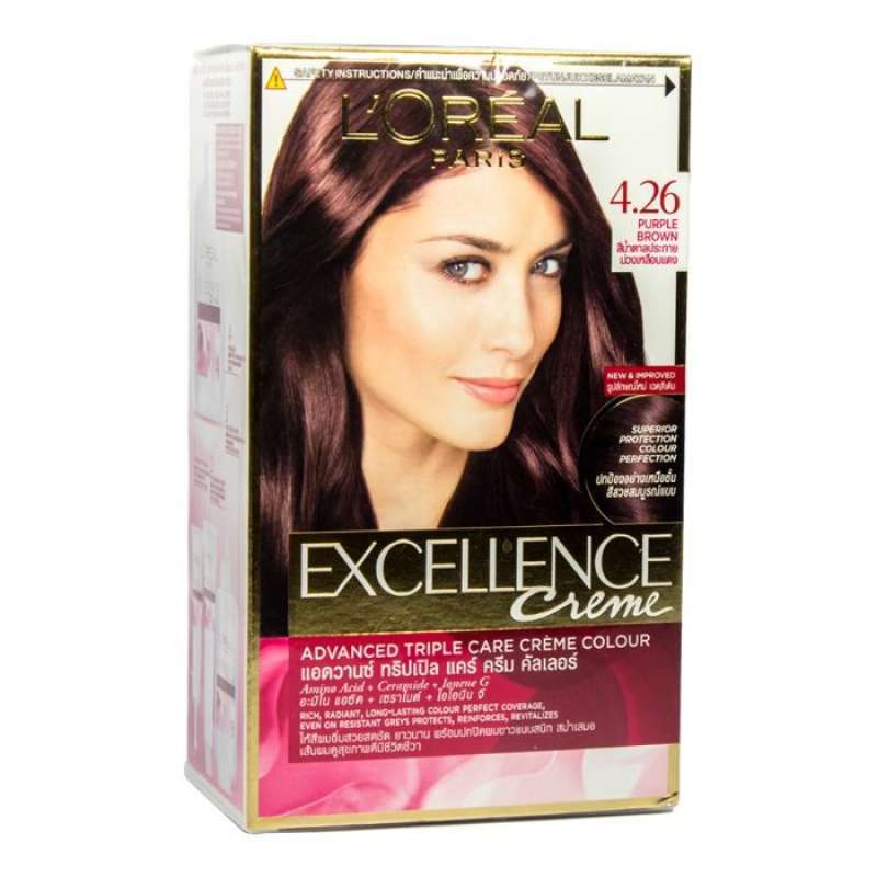 Pekanbaru Loreal Coklat Ungu Kemerahan No. 4.26