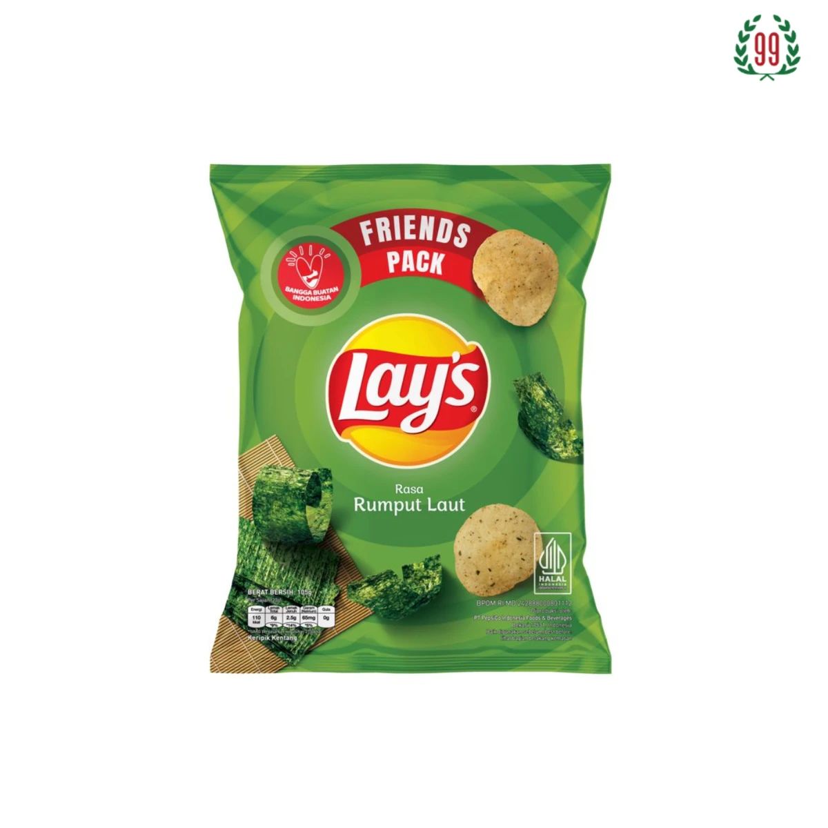 Pekanbaru Lay'S Rumput Laut 105Gr