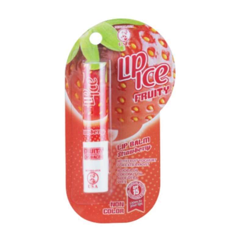 Pekanbaru Lip Ice Fruity Lip Balm Strawberry 2.2Gr