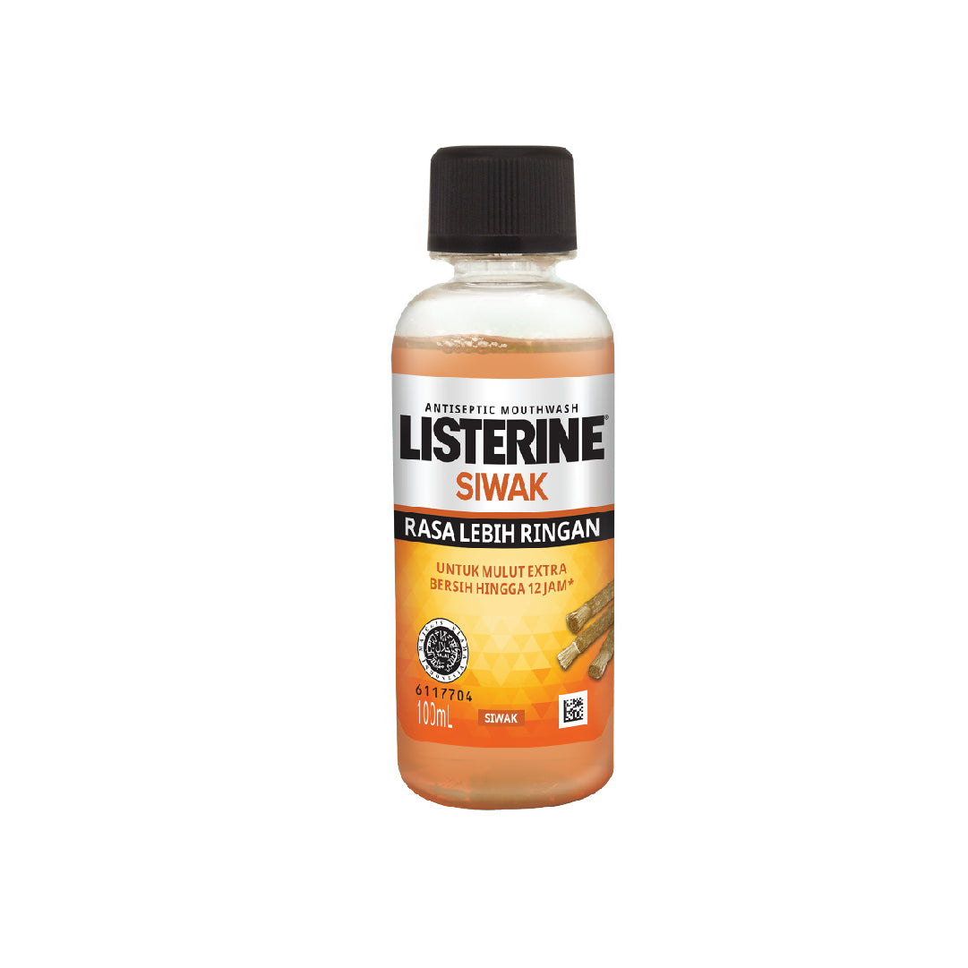 Pekanbaru Listerine Mouth Wash Siwak 100Ml