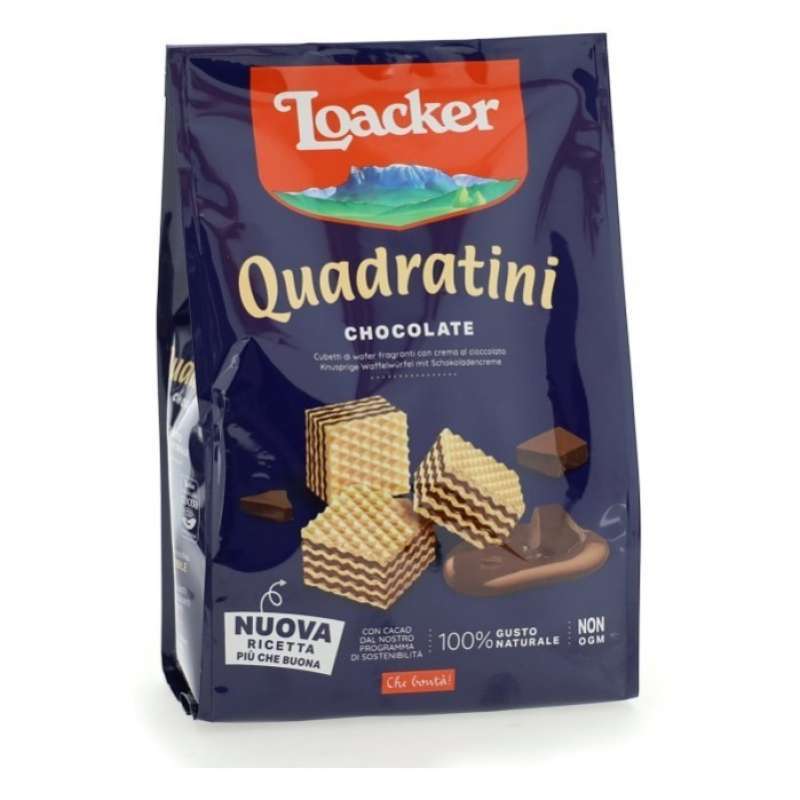 Pekanbaru Loacker Quadratini Kakao 125Gr Pak