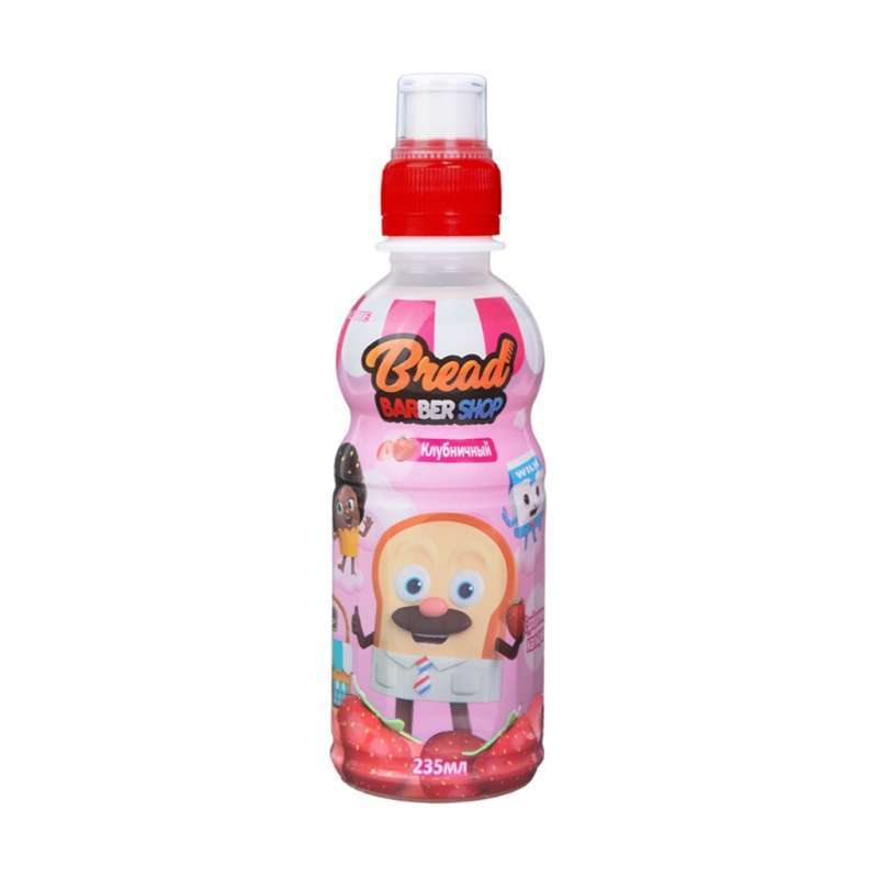 Pekanbaru Lotte Bread Barbershop Strawberry 235Ml