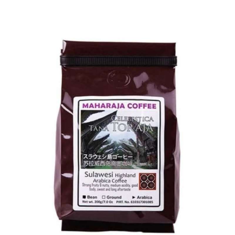 Pekanbaru Maharaja Kopi Clbstc Tn Toraja Bean 200G