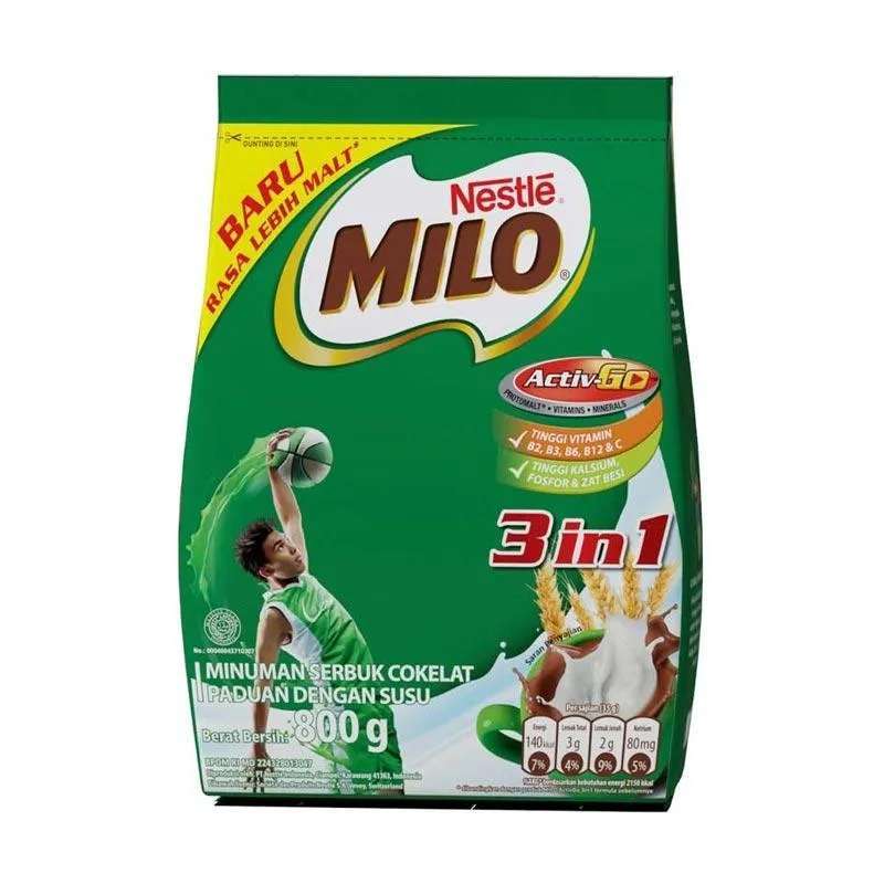 Pekanbaru Milo 3In1 Activ-Go Pouch 800G