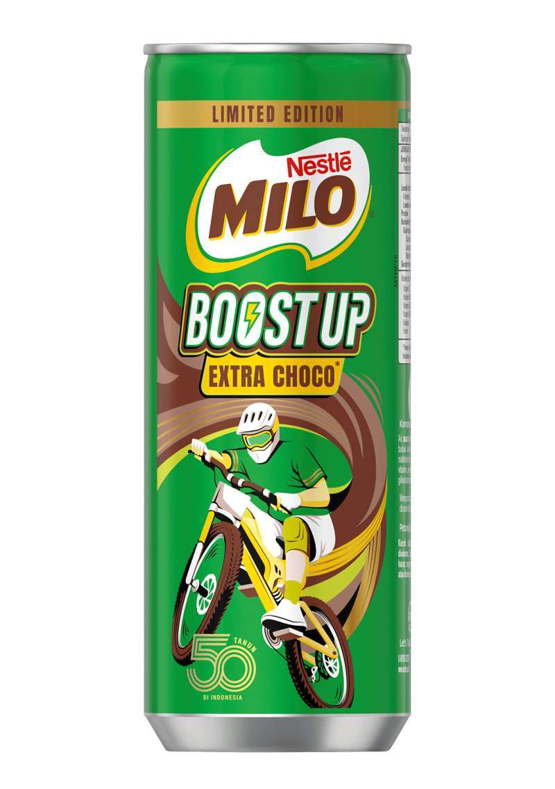 Pekanbaru Milo Boost Up Extra Choco Milk Can 220Ml