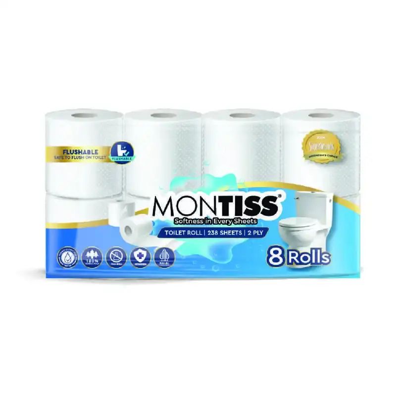 Pekanbaru MONTISS TOILET ROLL 8IN1 2PLY 238S