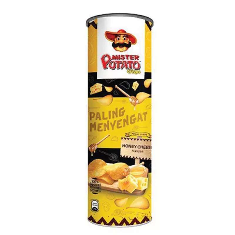 Pekanbaru Mr.Potato Crisps Honey Cheese 85Gr Can