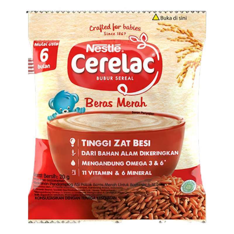 Pekanbaru Nestle Cerelac Red Rice 8X20Gr Sch