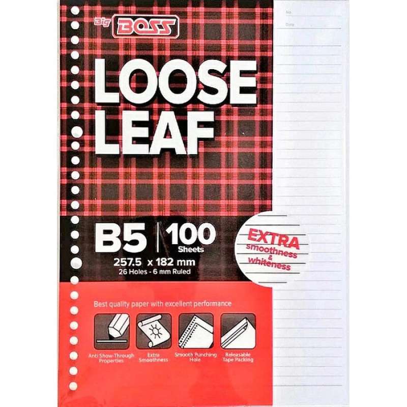Pekanbaru Bbo Loose Leaf 100 B5