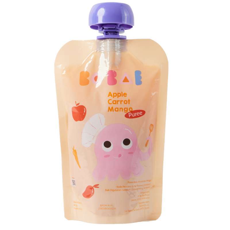Pekanbaru Bobae Puree Apple Carrot Mango 80G