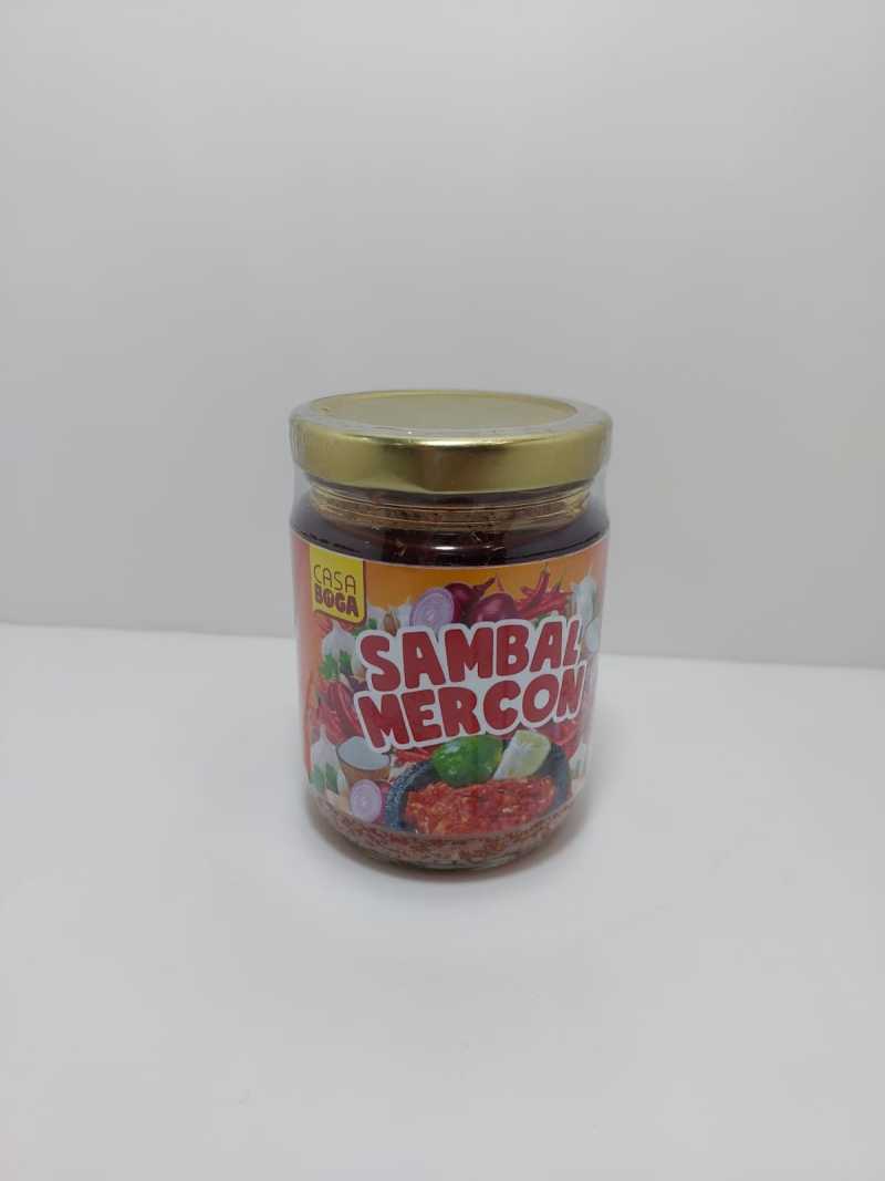 Pekanbaru Casa Boga Sambal Mercon 190Gr Jar