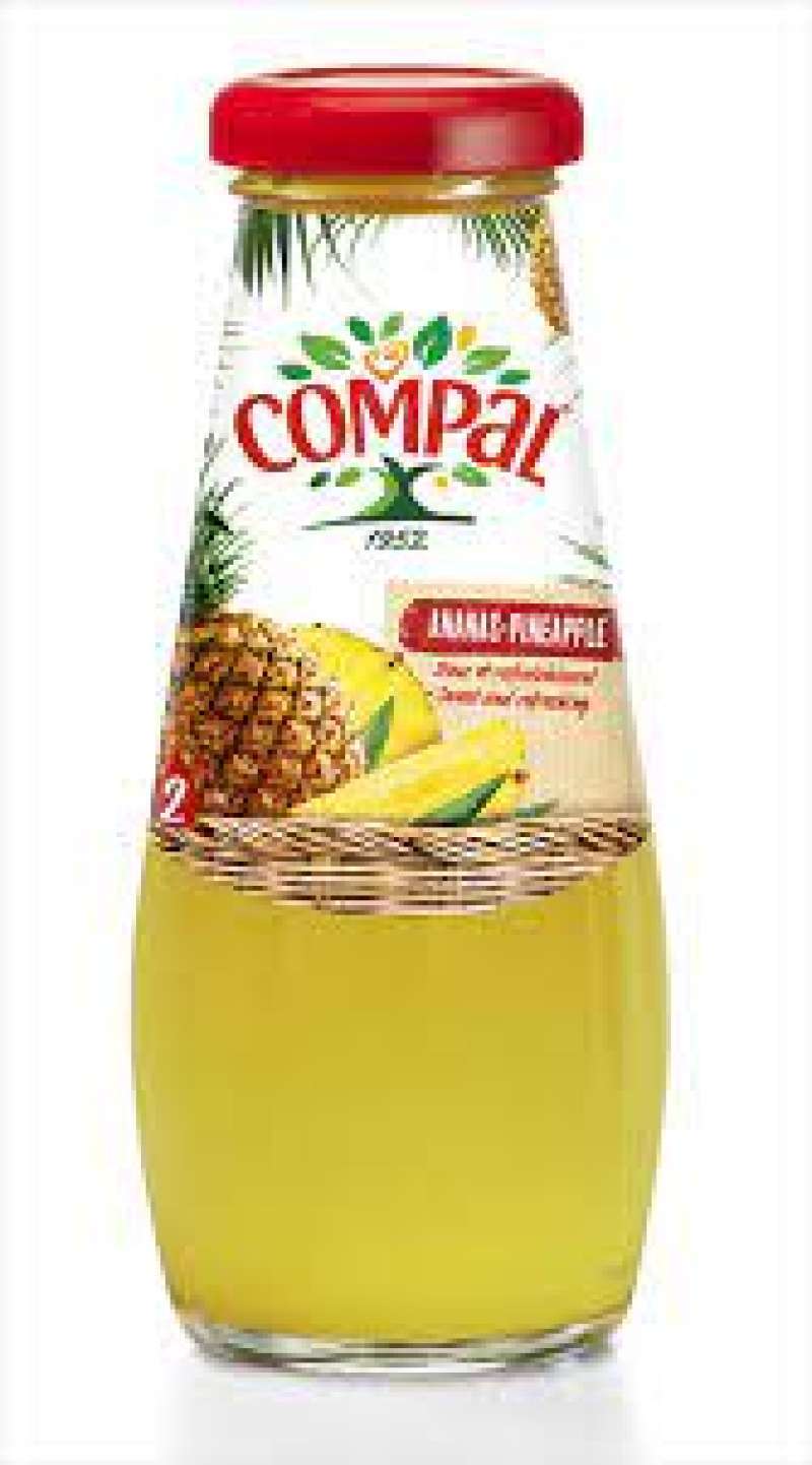 Pekanbaru Compal Ananas Pineapple 200Ml Btl