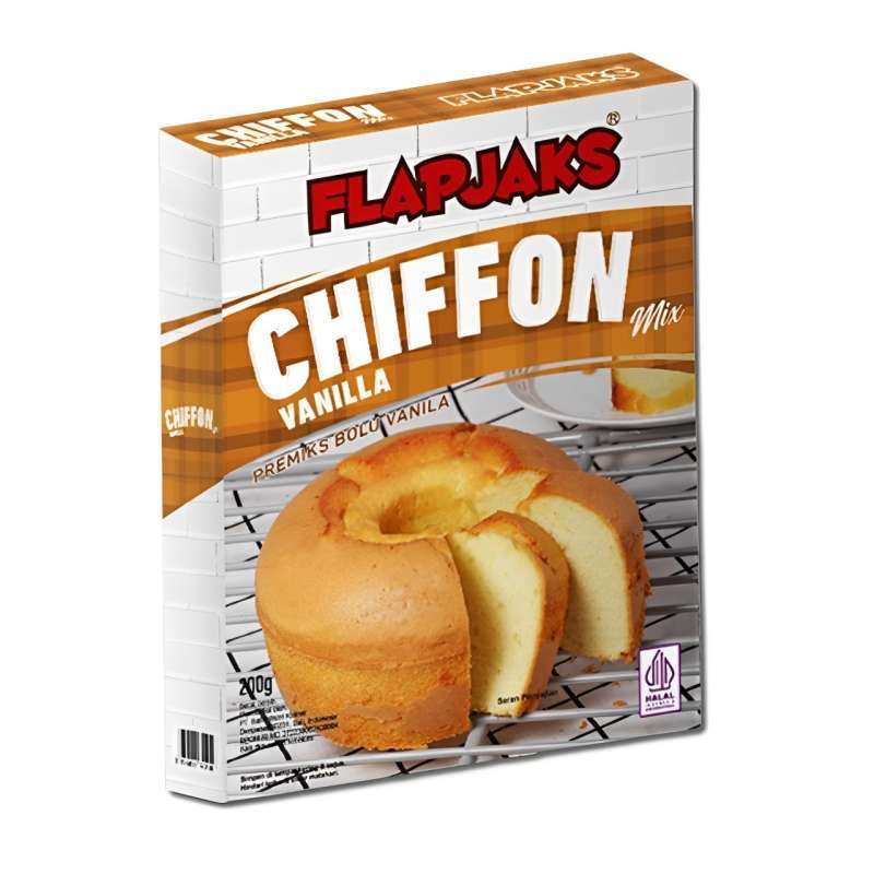 Pekanbaru Flapjaks Chiffon Vanilla 200 Gr