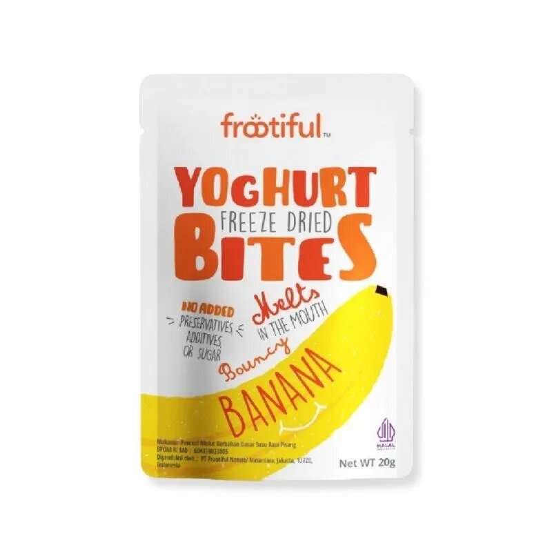 Pekanbaru Frootiful Yoghurt Bites Banana 20G