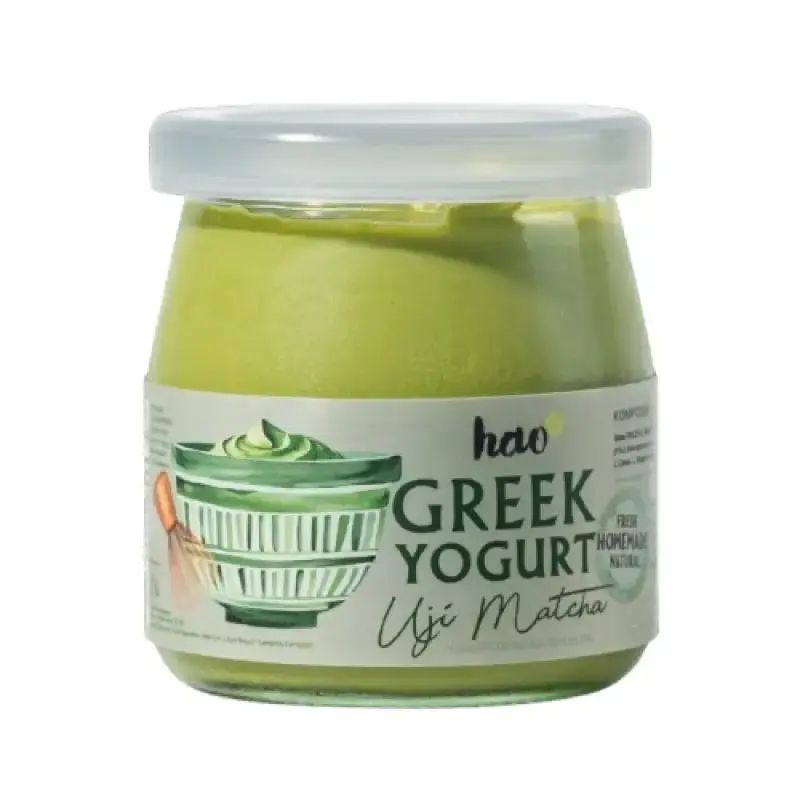 Pekanbaru Hao Greek Yoghurt Uji Matcha 195G