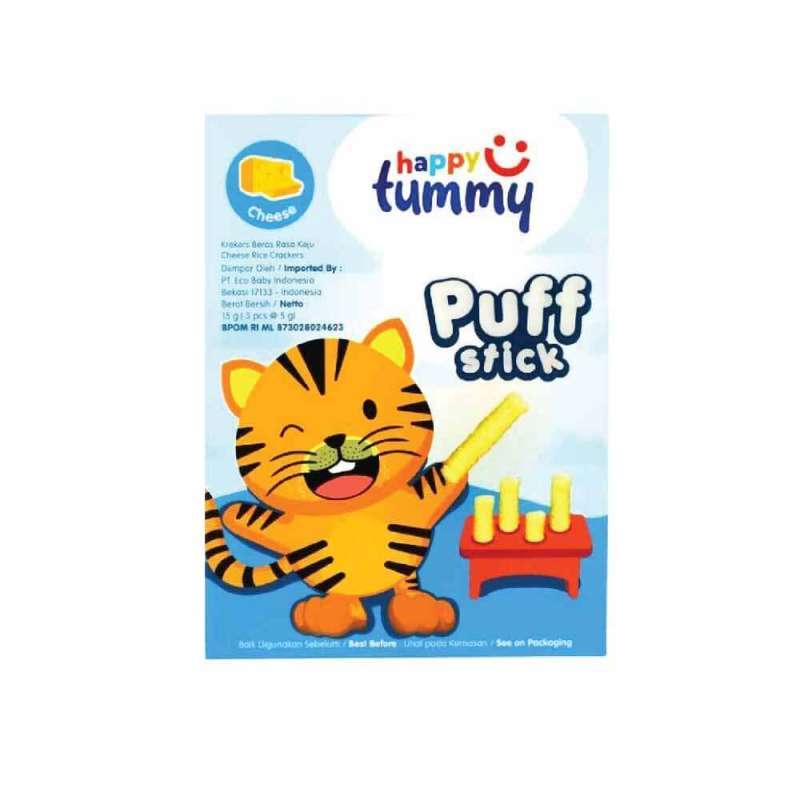 Pekanbaru Happy Tummy Chick Cheese Puff Stick 15G