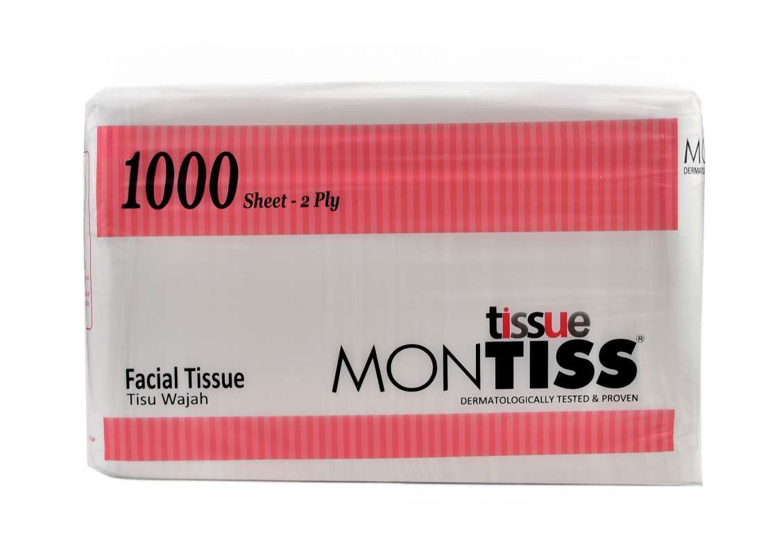 Pekanbaru Montiss Facial Tissue 2 Ply 1000+100 S