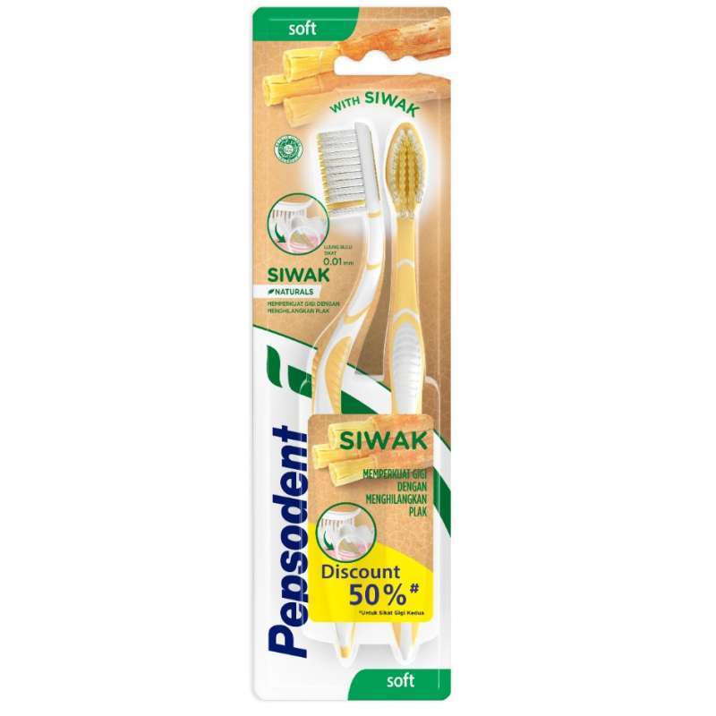 Pekanbaru Pepsodent Tooth Brush Siwak 2'S