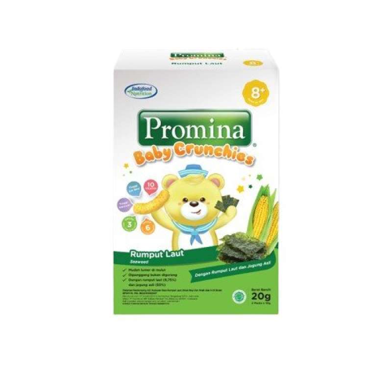 Pekanbaru Promina Baby Crunchies Rumput Laut 20G