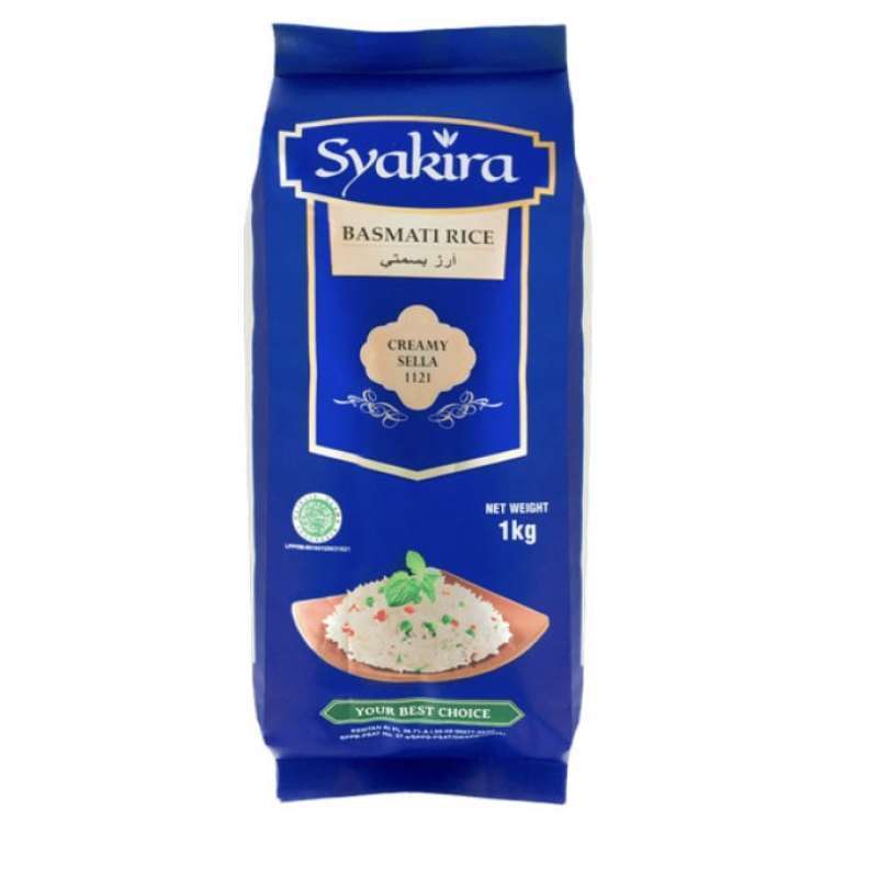 Pekanbaru Syakira Basmati Rice Creamy Sella 1Kg