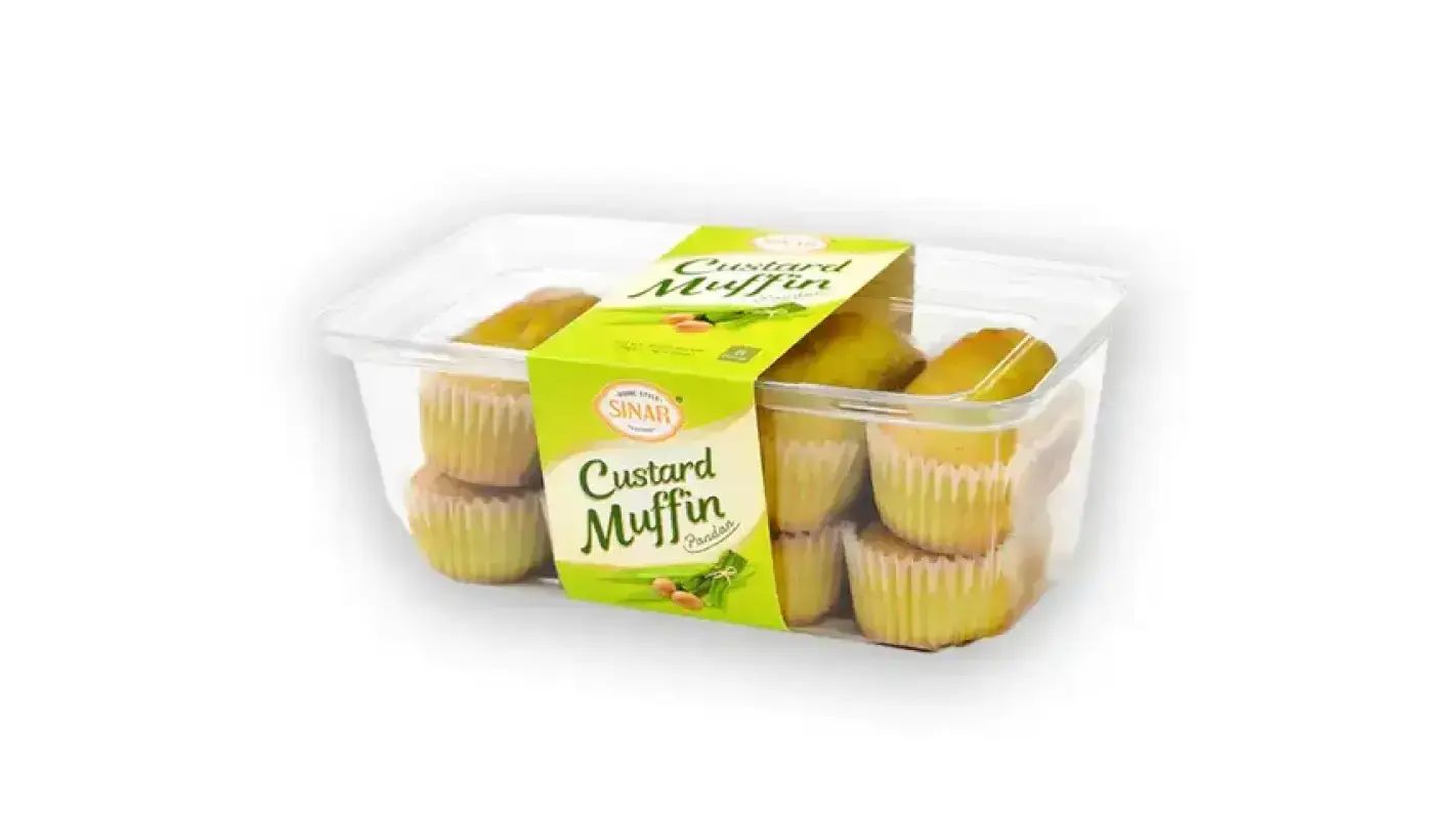 Pekanbaru Custard Muffin Pandan 220Gr