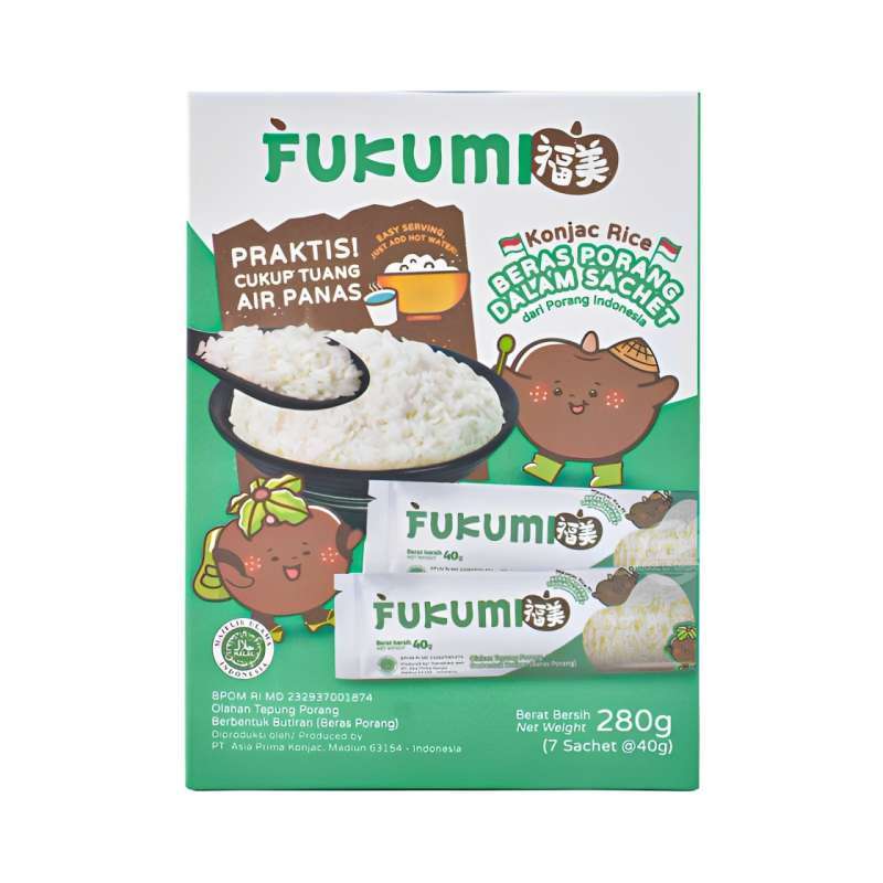 Pekanbaru Fukumi Beras Porang Sachet 280Gr