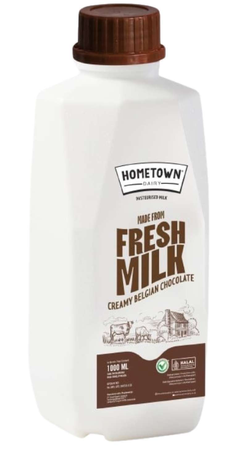 Pekanbaru Home Town Fresh Milk Coklat 1Lt Btl