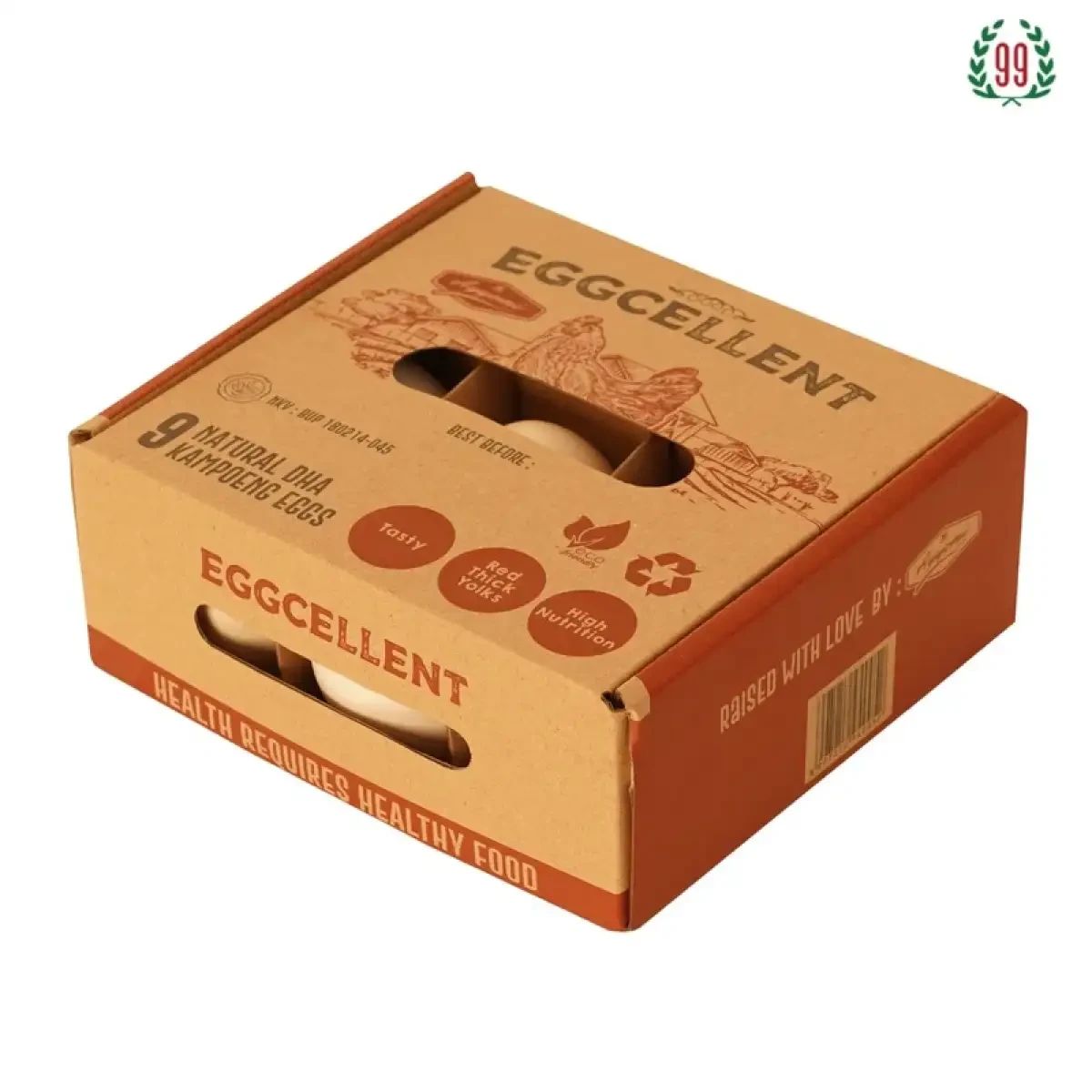 Pekanbaru Ayyomi Kampoeng Eggcellent 9 Pieces