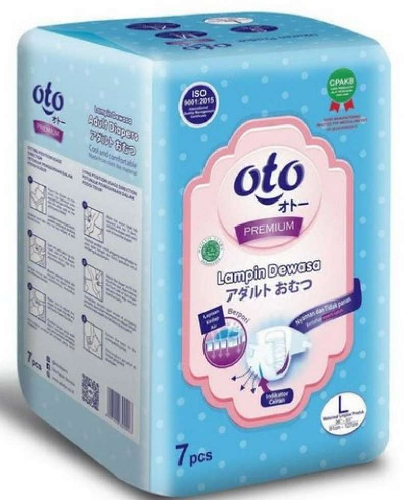 Pekanbaru Oto Adult Diapers Premium L 7S