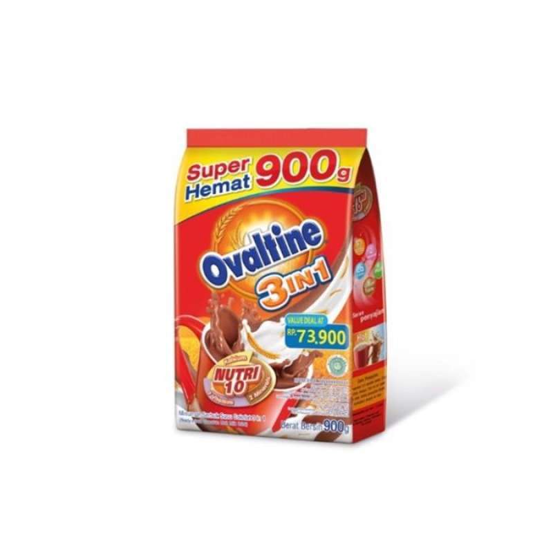 Pekanbaru Ovaltine 3 In 1 900Gr