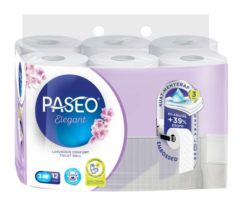 Pekanbaru PASEO ELEGANT LUXURS COMFORT TOILET 12ROLL