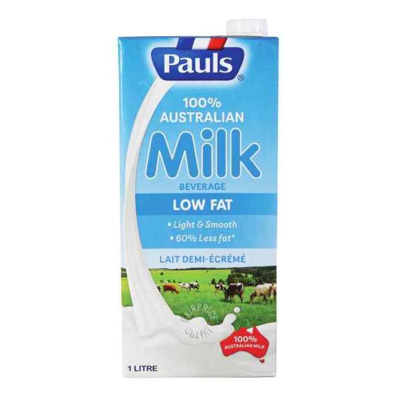 Pekanbaru Pauls Low Fat Uht Milk 1L