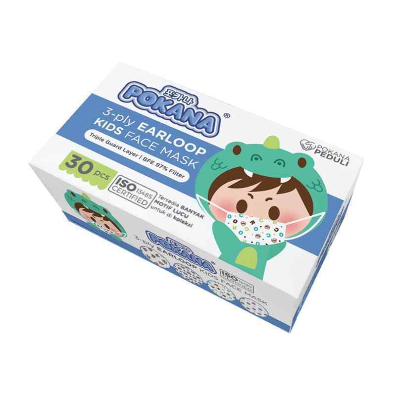 Pekanbaru Pokana Mask Kids Earloop 30'S