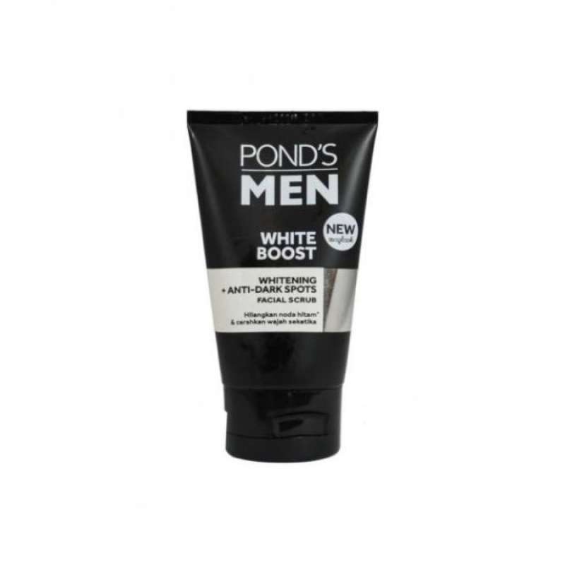 Pekanbaru Pond'S Men Face Scrub White Boost 50Gr Tube