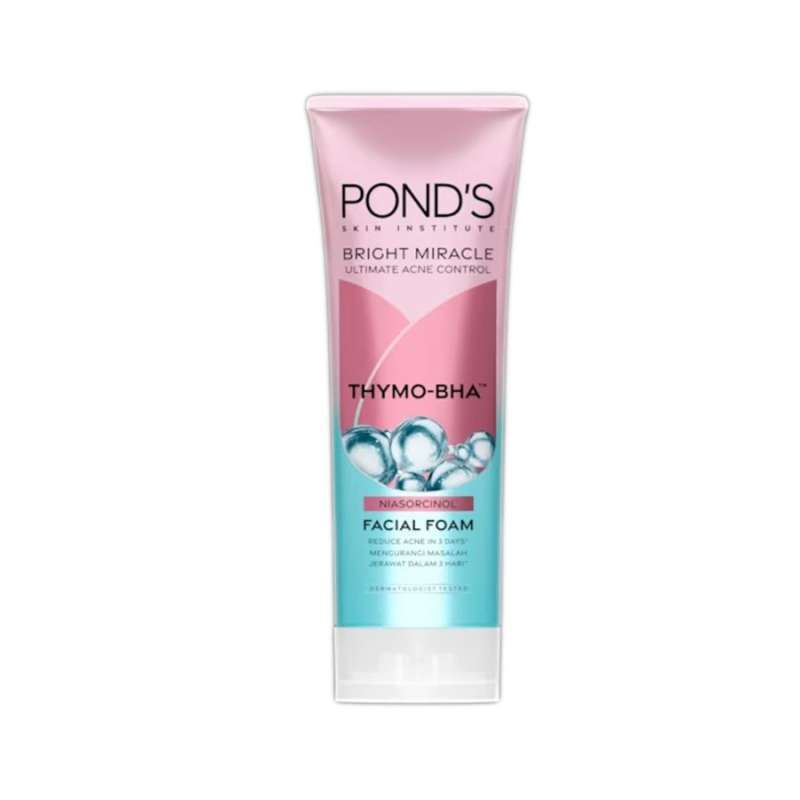 Pekanbaru Pond'S Bright Miracle Facial Foam Ultimate Thymo-Bha 100 G