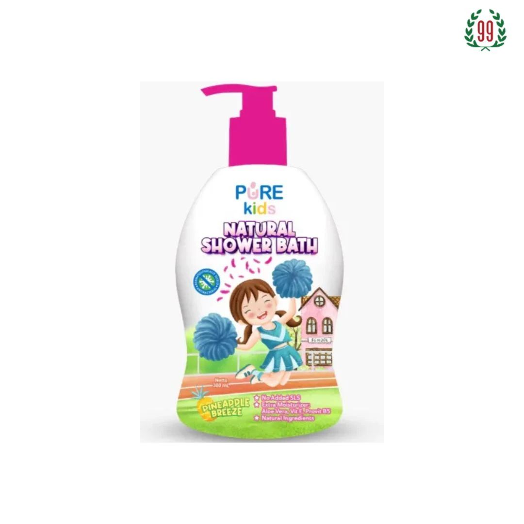 Pekanbaru Pure Kids Natural Bath Pineapple Breeze 300Ml