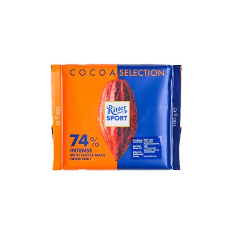 Pekanbaru Ritter Sport Coco 74% Frm Peru 100Gr