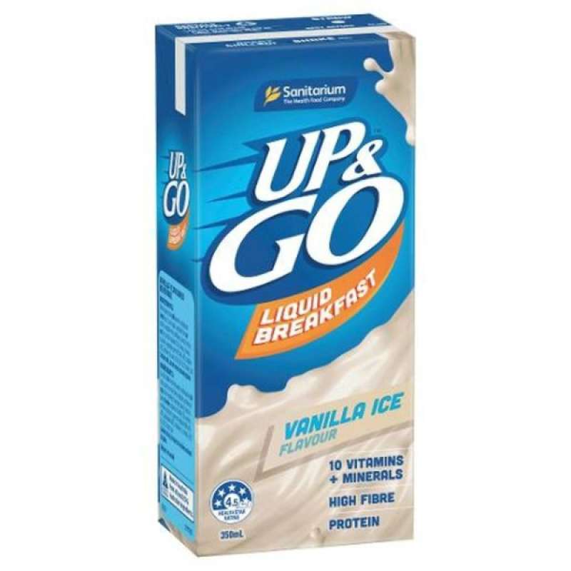 Pekanbaru Sanitarium Up&Go Vanilla Ice 350Ml
