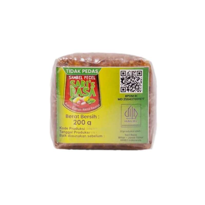 Pekanbaru Sari Rasa Sambel Pecel Tidak Pedas 200G