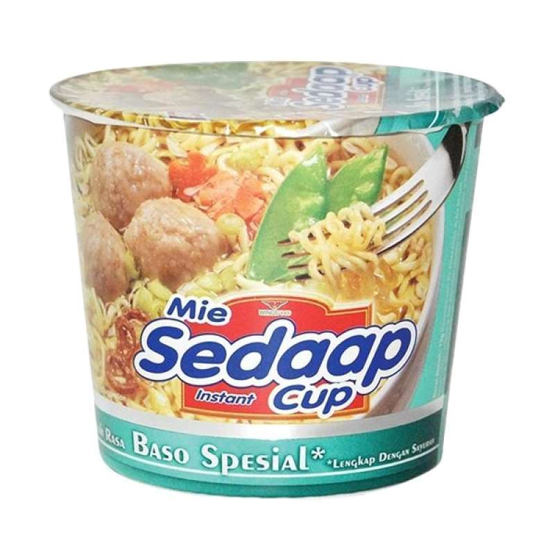 Pekanbaru Sedaap Mie Instant Baso Spesial Cup 77Gr