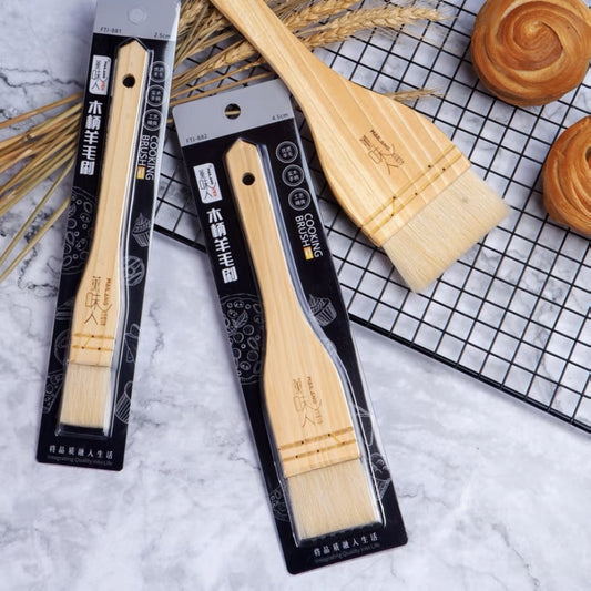 Pekanbaru Cooking Brush / Kuas Masak Kayu Bulu Domba