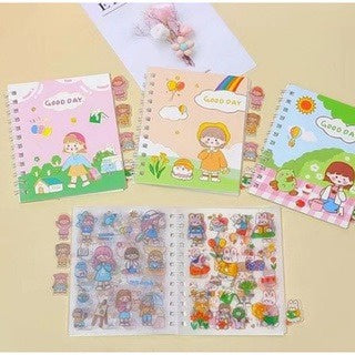 Pekanbaru BUKU ALBUM STIKER MINI, Album Sticker Anak, Buku Sticker Anak, Kumpulan Sticker Lucu, Buku Sticker Semi Transparan, Accessoris Sticker