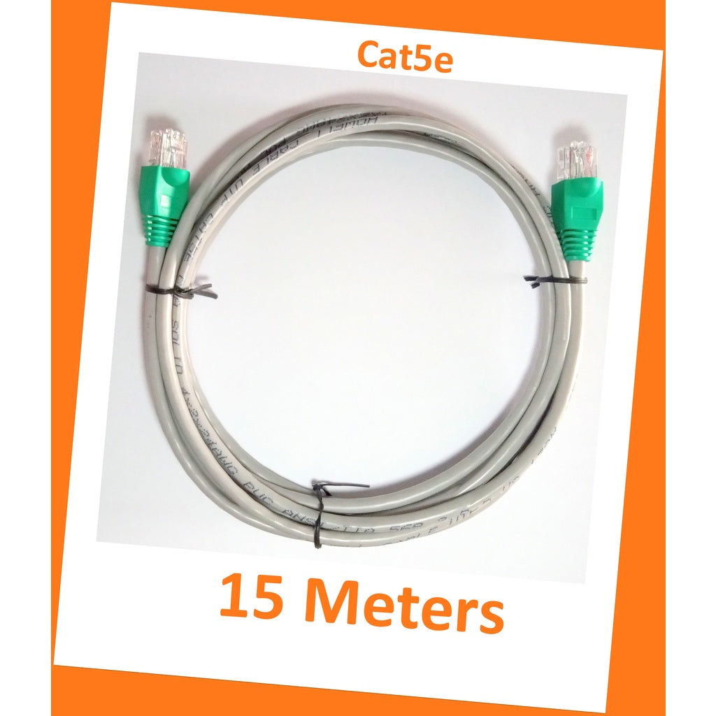 Pekanbaru Kabel Lan/ Utp 15M Cat5E - Straight (Siap Pakai)