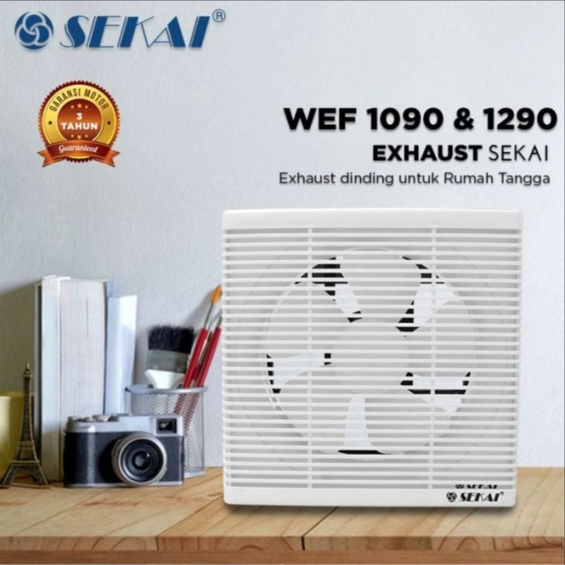 Pekanbaru Exhaust Fan Sekai 10 Inch Wef 1090 / Kipas Angin Dinding Sekai Wef1090 / Exhaust Sekai
