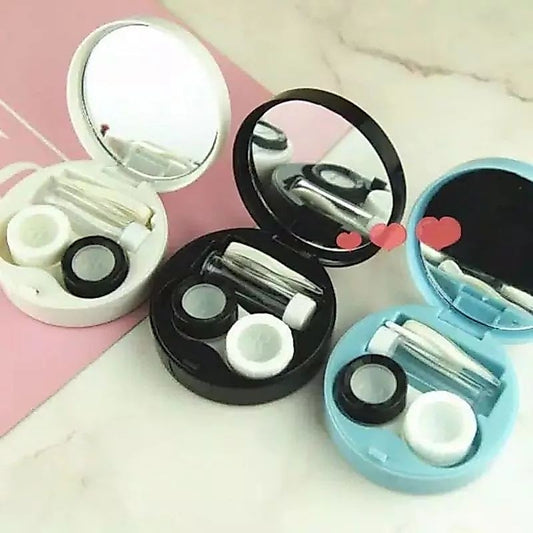 Pekanbaru Travelkit Tempat Softlens Bulat 2 In 1