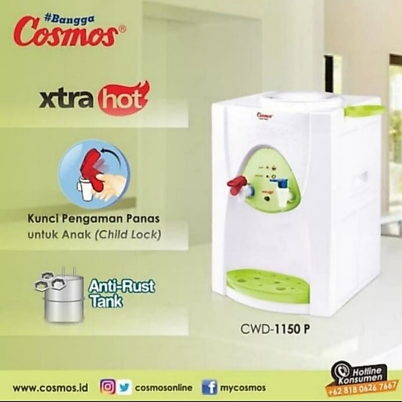 Pekanbaru Water Dispenser Cosmos Cwd 1150 P / Dispenser Air Cosmos